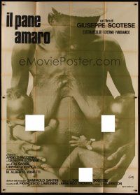 4w157 IL PANE AMARO Italian 2p '68 Giuseppe Maria Scotese documentary, unsettling image!