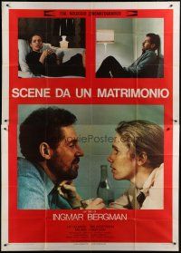 4w198 SCENES FROM A MARRIAGE Italian 2p '75 Ingmar Bergman, Liv Ullmann, different image!