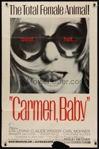 4x139 CARMEN, BABY 1sh '68 Radley Metzger, Uta Levka, Barbara Valentine, cool hot image!