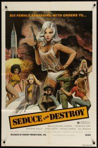 4x218 DOLL SQUAD 1sh '73 Ted V. Mikels directed, an elite army of lady assassins!