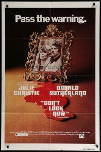4x221 DON'T LOOK NOW 1sh '74 Julie Christie, Donald Sutherland, directed by Nicolas Roeg!