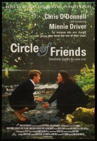 4x160 CIRCLE OF FRIENDS English 1sh '95 Chris O'Donnell & Minnie Driver, based on the best-seller!
