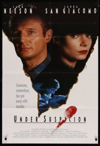 4x926 UNDER SUSPICION English 1sh '91 Liam Neeson, Laura San Giacomo, adultery!