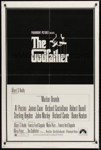 4x313 GODFATHER 1sh '72 Marlon Brando, Al Pacino, Francis Ford Coppola crime classic!