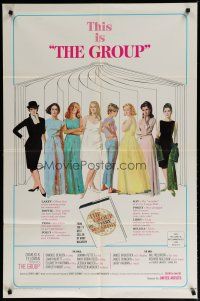 4x329 GROUP style B 1sh '66 Candice Bergen, Joan Hackett, Elizabeth Hartman, Jessica Walter & more!