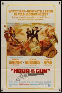 4x382 HOUR OF THE GUN 1sh '67 James Garner as Wyatt Earp, John Sturges, was he a hero or killer?