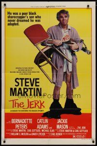 4x432 JERK style B 1sh '79 wacky Steve Martin is the son of a poor black sharecropper!