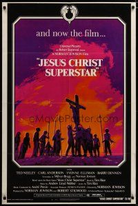4x434 JESUS CHRIST SUPERSTAR 1sh '73 Ted Neeley, Andrew Lloyd Webber religious musical