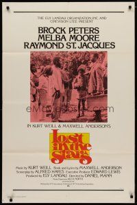 4x514 LOST IN THE STARS int'l 1sh '74 Brock Peters, Melba Moore, Raymond St Jacques!