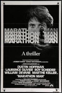 4x546 MARATHON MAN int'l 1sh '76 cool image of Dustin Hoffman, John Schlesinger classic thriller!