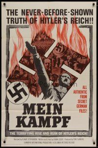 4x556 MEIN KAMPF 1sh '60 terrifying rise and ruin of Hitler's Reich from secret German files!