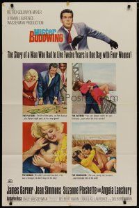 4x569 MISTER BUDDWING 1sh '66 amnesiac James Garner must figure out who he is in one day!