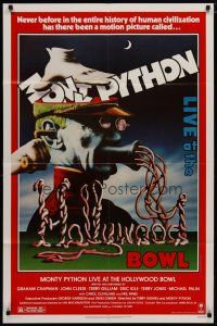 4x575 MONTY PYTHON LIVE AT THE HOLLYWOOD BOWL 1sh '82 great wacky meat grinder image!