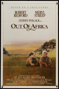 4x633 OUT OF AFRICA 1sh '85 Robert Redford & Meryl Streep, Sydney Pollack!