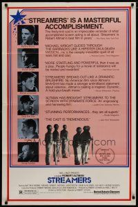 4x820 STREAMERS 1sh '83 Robert Altman, Matthew Modine, Michael Wright, gay homosexuals in Vietnam!