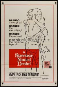 4x822 STREETCAR NAMED DESIRE int'l 1sh R70 Marlon Brando, Vivien Leigh, Elia Kazan classic!