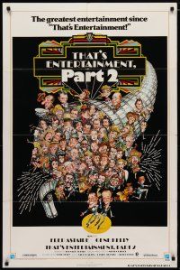 4x857 THAT'S ENTERTAINMENT PART 2 1sh '75 Fred Astaire, Gene Kelly & many MGM greats by Peak!