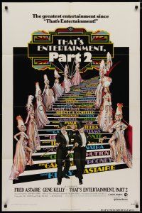 4x858 THAT'S ENTERTAINMENT PART 2 style B 1sh '75 Fred Astaire, Gene Kelly & many MGM greats!