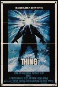 4x868 THING 1sh '82 John Carpenter classic sci-fi horror, cool art by Drew Struzan!
