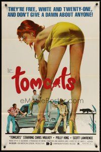 4x890 TOMCATS 1sh '77 classic super sexy artwork, don't give a damn about anyone!