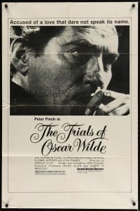 4x898 TRIALS OF OSCAR WILDE 1sh R81 Peter Finch in the title role, Yvonne Mitchell, James Mason