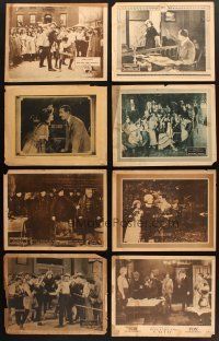 4y011 LOT OF 14 LOBBY CARDS FROM SILENT MOVIES '10s-20s scenes from Metro, Paramount, Fox & more!