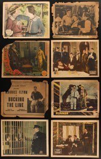 4y013 LOT OF 12 LOBBY CARDS FROM SILENT MOVIES '10s-20s Paramount, Selznick, Fox & more!
