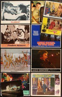 4y032 LOT OF 30 LOBBY CARDS '53 - '81 Raquel Welch, Gregory Peck, Neil Diamond & more!