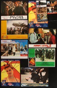 4y123 LOT OF 35 SPANISH LOBBY CARDS '57 - '97 images from 13 of different movies!