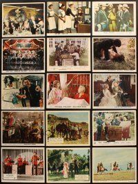 4y135 LOT OF 20 COLOR ENGLISH FOH LOBBY CARDS '40s-70s images from a variety of different movies!