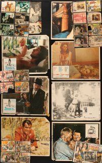 4y213 LOT OF 31 MEXICAN LOBBY CARDS '40s-70s great images from a variety of movies!