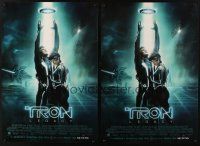4y233 LOT OF 2 UNFOLDED TWO-SIDED SPECIAL POSTERS FROM TRON LEGACY '10 cool special effects!