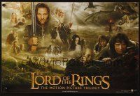 4y234 LOT OF 5 UNFOLDED MINI POSTERS FROM THE LORD OF THE RINGS TRILOGY '00s Peter Jackson