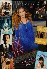4y244 LOT OF 25 UNFOLDED DOUBLE-SIDED ONE-SHEETS '05 - '10 Sex and the City & much more!