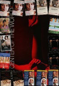 4y276 LOT OF 17 UNFOLDED DOUBLE-SIDED AND SINGLE-SIDED ONE-SHEETS MOSTLY FROM ARTHOUSE MOVIES '