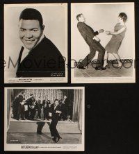 4y190 LOT OF 3 8X10 STILLS FROM TWIST MOVIES '60s great images of Chubby Checker, rock 'n' roll!