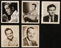 4y146 LOT OF 5 4x5 PERSONALITY PHOTO STILLS '50s Humphrey Bogart, Holden, Astaire & more!