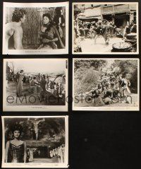 4y186 LOT OF 5 8X10 STILLS FROM SWORD & SANDAL MOVIES '60s cool gladiator images & more!