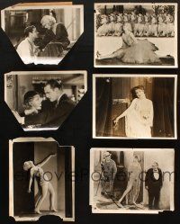 4y183 LOT OF 6 MUCH LESSER CONDITION 8X10 STILLS '30s great images with sexy ladies & more!