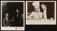 4y191 LOT OF 2 8X10 TV STILLS OF ORSON WELLES '62 & '77 with Marlene Dietrich & Joan Fontaine!
