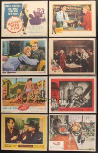 4y026 LOT OF 95 LOBBY CARDS '49 - '90 Willy Wonka & the Chocolate Factory, Hoodlum, Nanny & more!