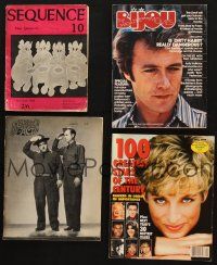 4y088 LOT OF 4 U.S. AND ENGLISH MAGAZINES '50s-90s Clint Eastwood, Abbott & Costello & more!