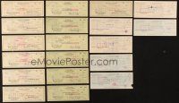 4y125 LOT OF 19 CHECKS FROM LUCILLE BALL & DESI ARNAZ '50s-60s paying for their purchases!