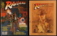 4y083 LOT OF 2 MAGAZINES ABOUT RAIDERS OF THE LOST ARK '81 cool different images!