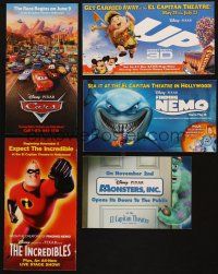 4y111 LOT OF 5 PROMO BROCHURES FROM DISNEY/PIXAR ANIMATED MOVIES & STAGE SHOWS AT EL CAPITAN THEATER