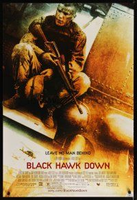 4z125 BLACK HAWK DOWN 1sh '01 Ridley Scott, cool close up of Josh Hartnett in helicopter!