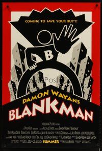 4z132 BLANKMAN advance DS 1sh '94 wacky superhero Damon Wayans, David Alan Grier