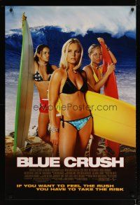 4z144 BLUE CRUSH 1sh '02 John Stockwell, sexy Kate Bosworth in bikini, surfing girls!