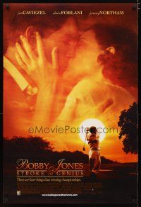 4z150 BOBBY JONES: STROKE OF GENIUS DS 1sh '04 Claire Forlani, Jim Caviezel in the title role!