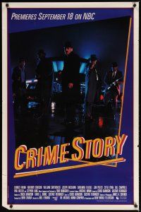 4z226 CRIME STORY tv poster '86 crime mystery TV series, Michael Mann produced!